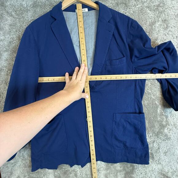 Richard Choi Light Jacket Navy Blue Blazer Be a Better Man IC 56R 44R 46R 44-46 - Picture 12 of 14